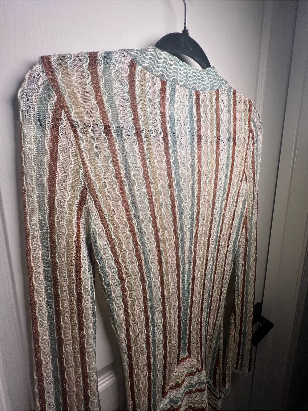 Missoni Metallic Knit Mini Dress IT 40 US Small - Picture 4 of 7